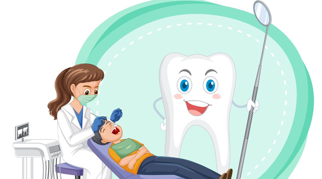 Patient receiving oral health checkup at the best dental clinic in Coimbatore